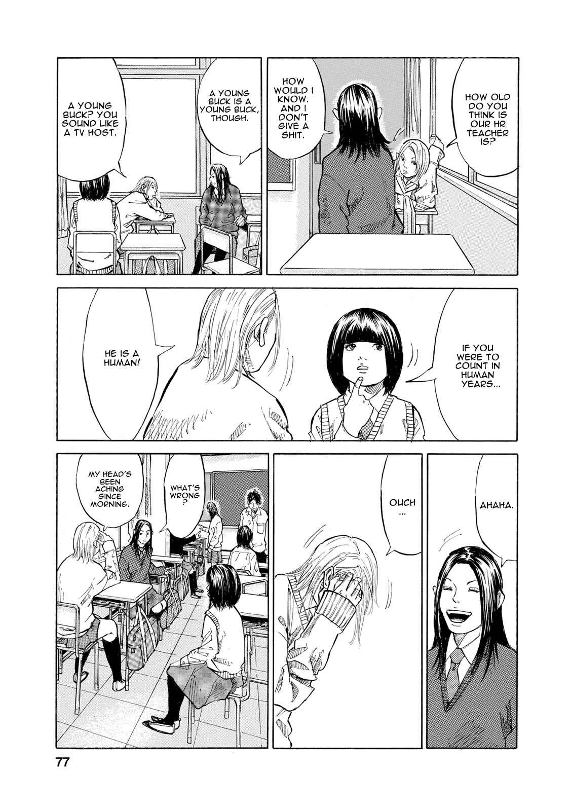 Page 3 Chapter 5 Sensei, Kurokami ni Natte mo Kidzuite Kureru?