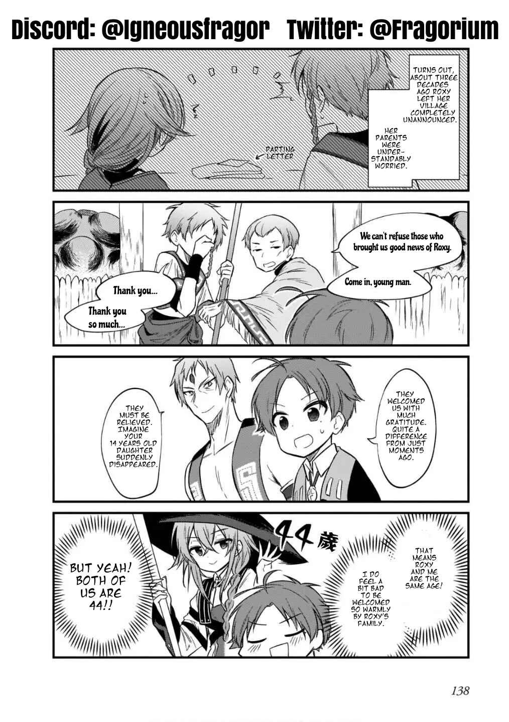 Page 10 Chapter 15 Mushoku Tensei ~4-koma ni Natte mo Honki Dasu~