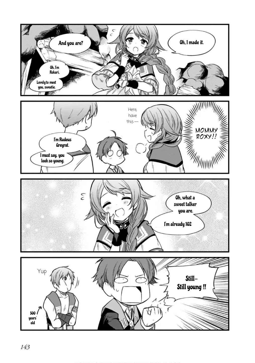 Page 15 Chapter 15 Mushoku Tensei ~4-koma ni Natte mo Honki Dasu~