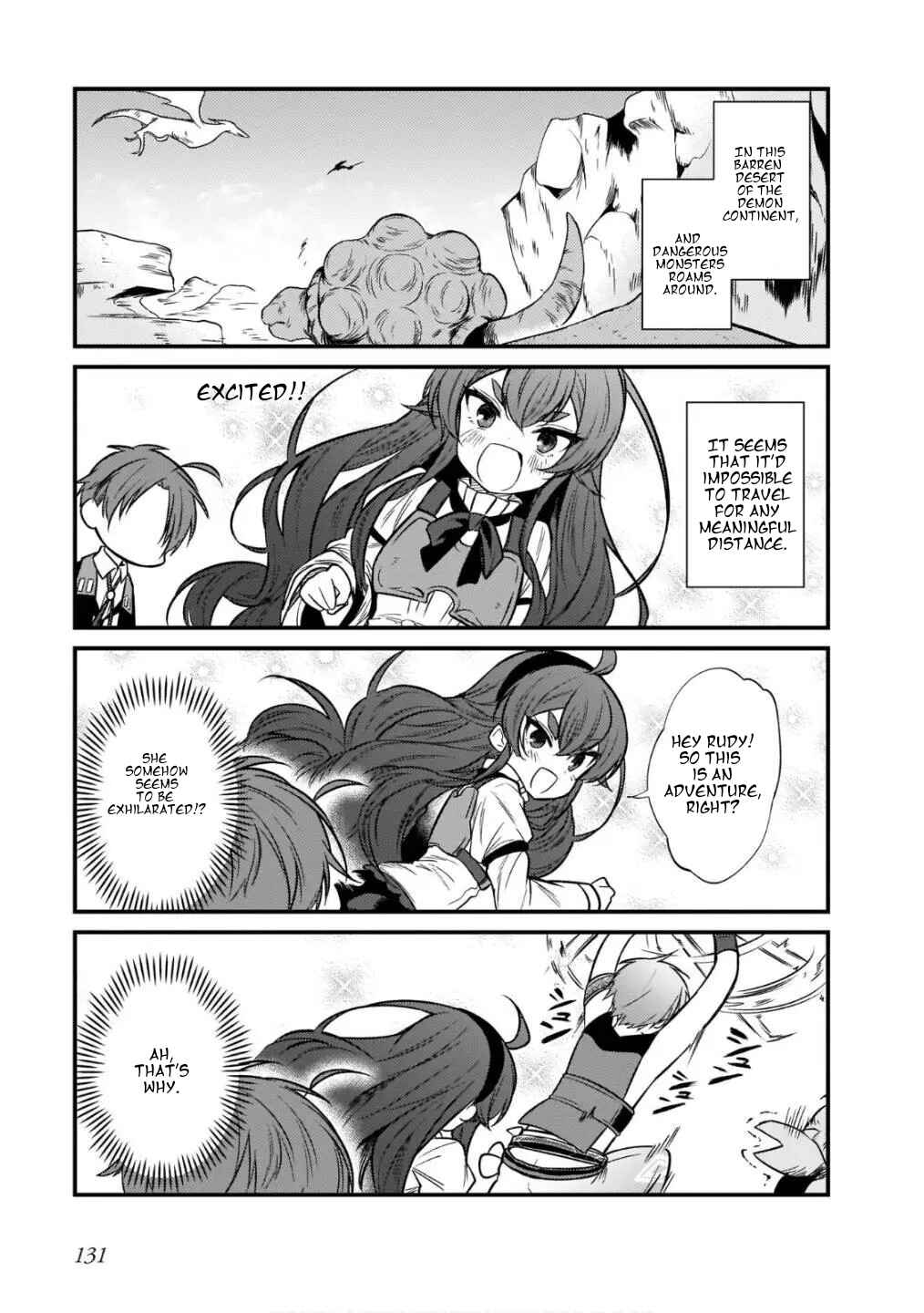 Page 3 Chapter 15 Mushoku Tensei ~4-koma ni Natte mo Honki Dasu~