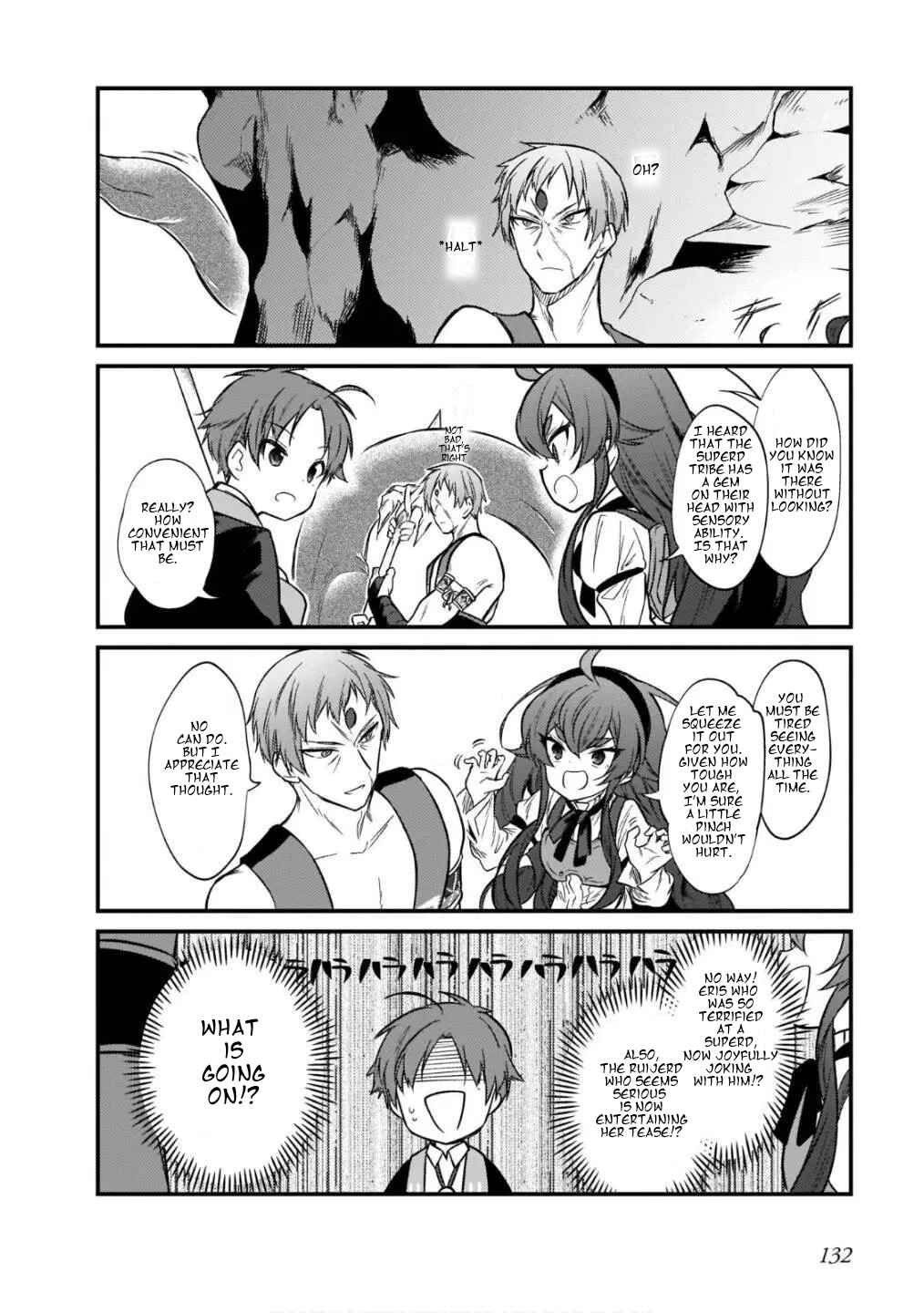 Page 4 Chapter 15 Mushoku Tensei ~4-koma ni Natte mo Honki Dasu~