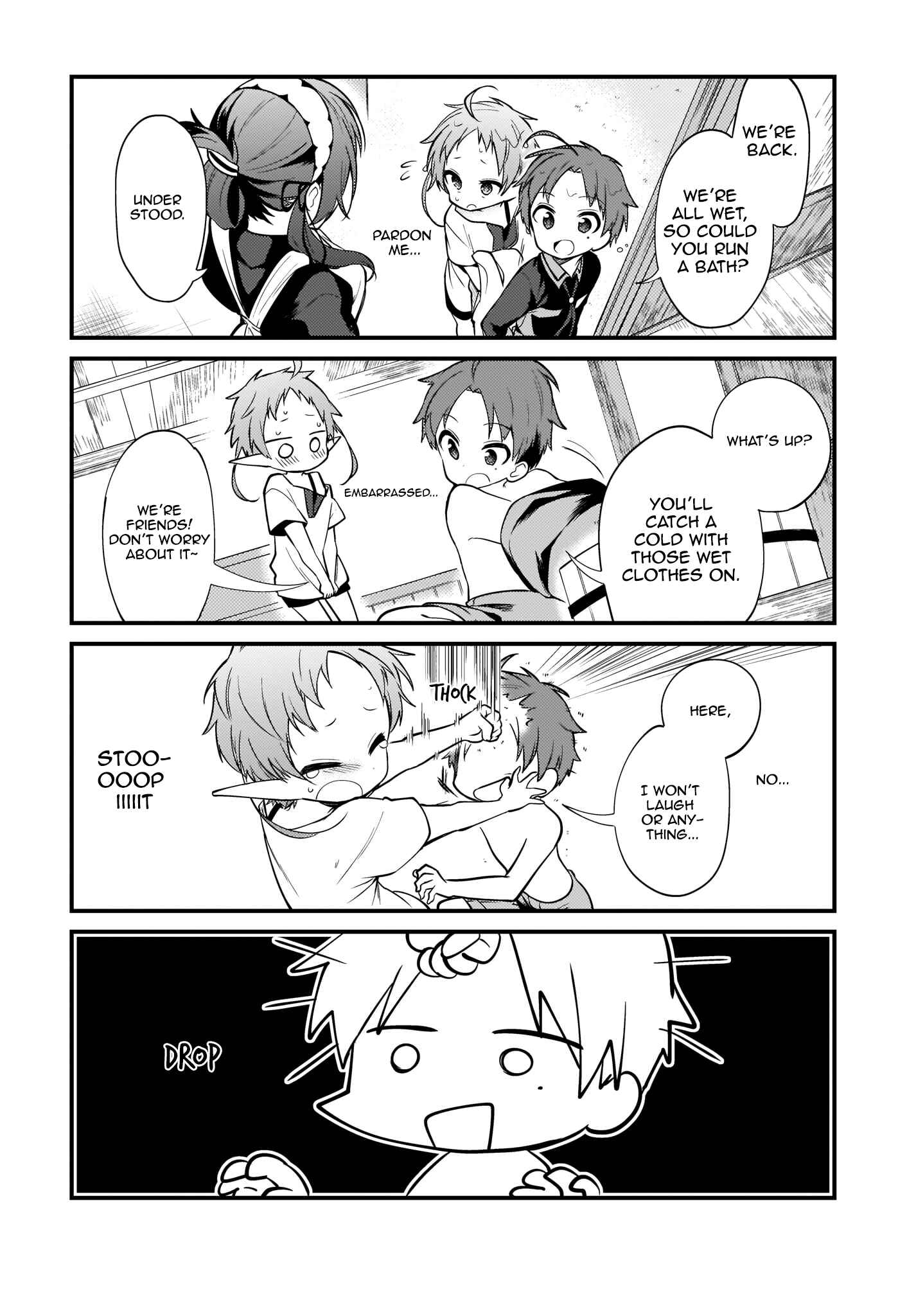 Page 14 Chapter 3 Mushoku Tensei ~4-koma ni Natte mo Honki Dasu~