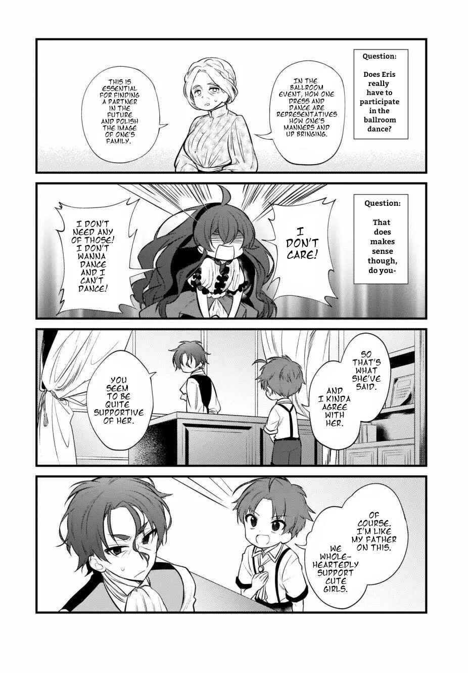 Page 7 Chapter 10 Mushoku Tensei ~4-koma ni Natte mo Honki Dasu~