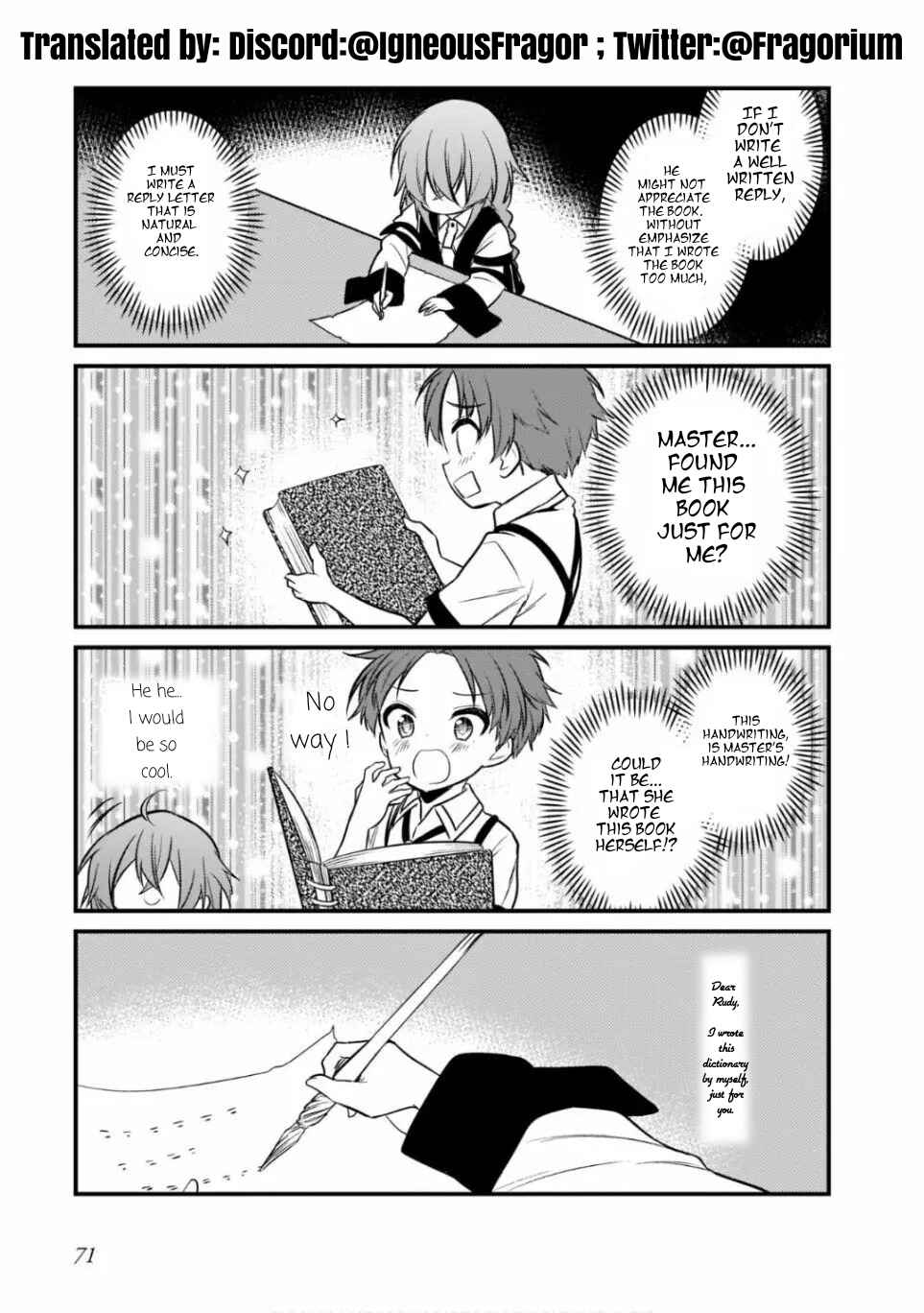 Page 15 Chapter 11 Mushoku Tensei ~4-koma ni Natte mo Honki Dasu~