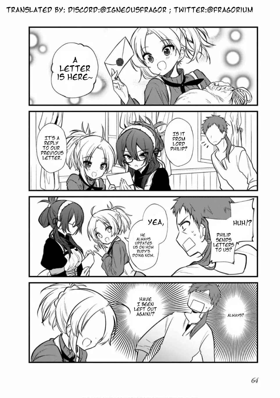 Page 8 Chapter 11 Mushoku Tensei ~4-koma ni Natte mo Honki Dasu~