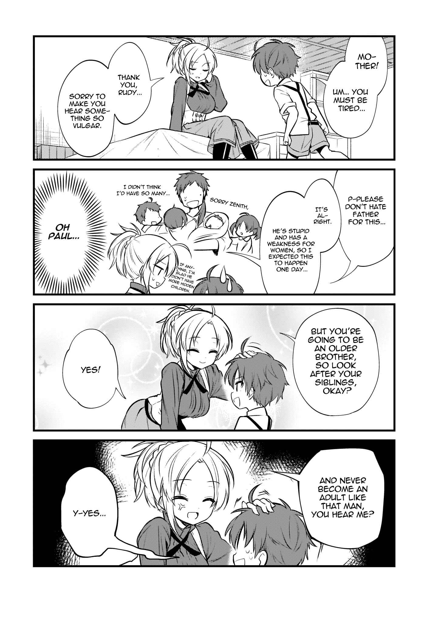 Page 9 Chapter 5 Mushoku Tensei ~4-koma ni Natte mo Honki Dasu~