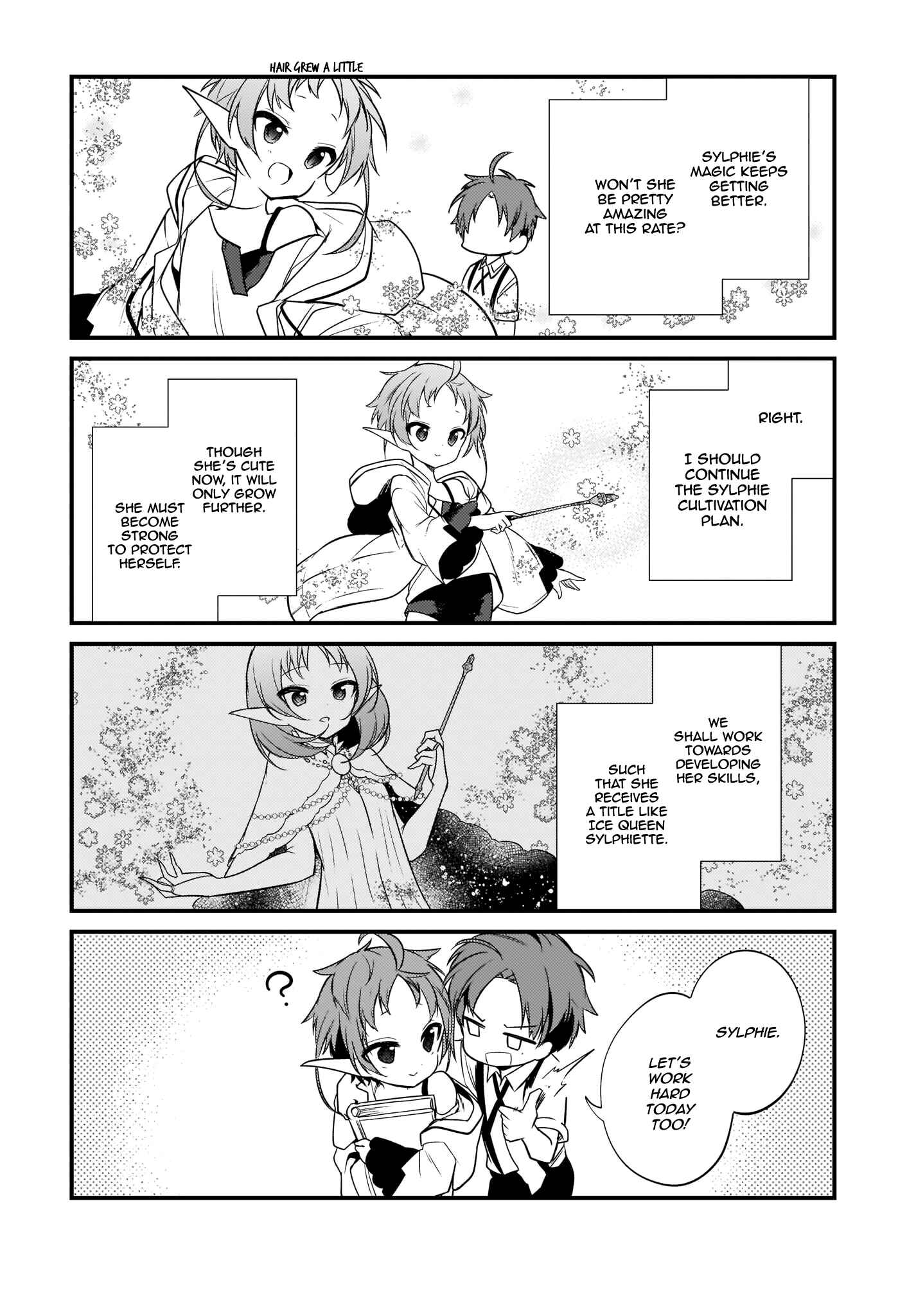 Page 10 Chapter 4 Mushoku Tensei ~4-koma ni Natte mo Honki Dasu~