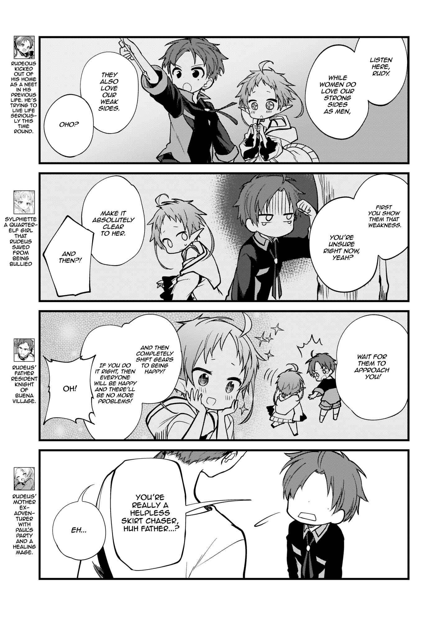Page 5 Chapter 4 Mushoku Tensei ~4-koma ni Natte mo Honki Dasu~