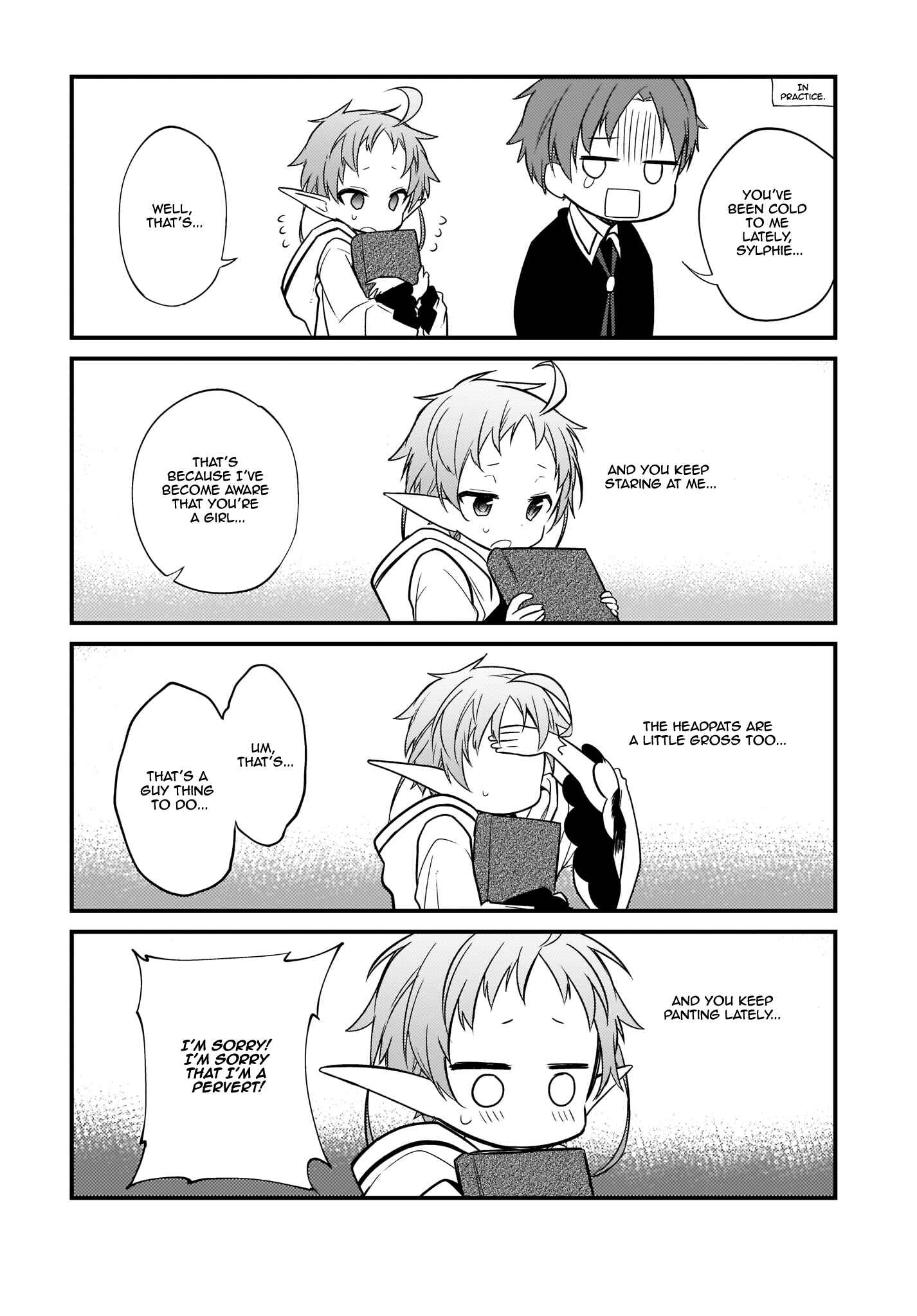 Page 6 Chapter 4 Mushoku Tensei ~4-koma ni Natte mo Honki Dasu~