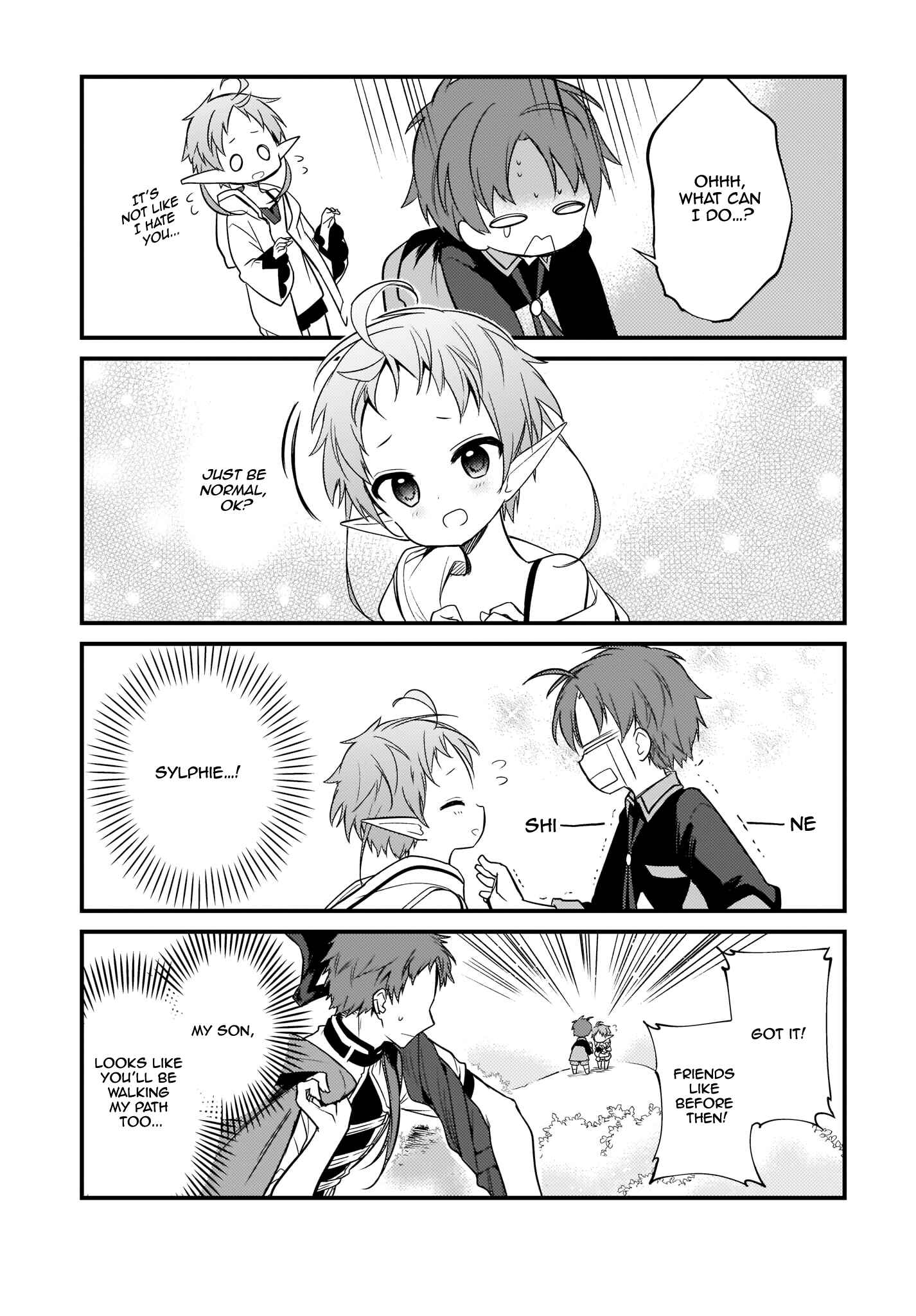 Page 7 Chapter 4 Mushoku Tensei ~4-koma ni Natte mo Honki Dasu~
