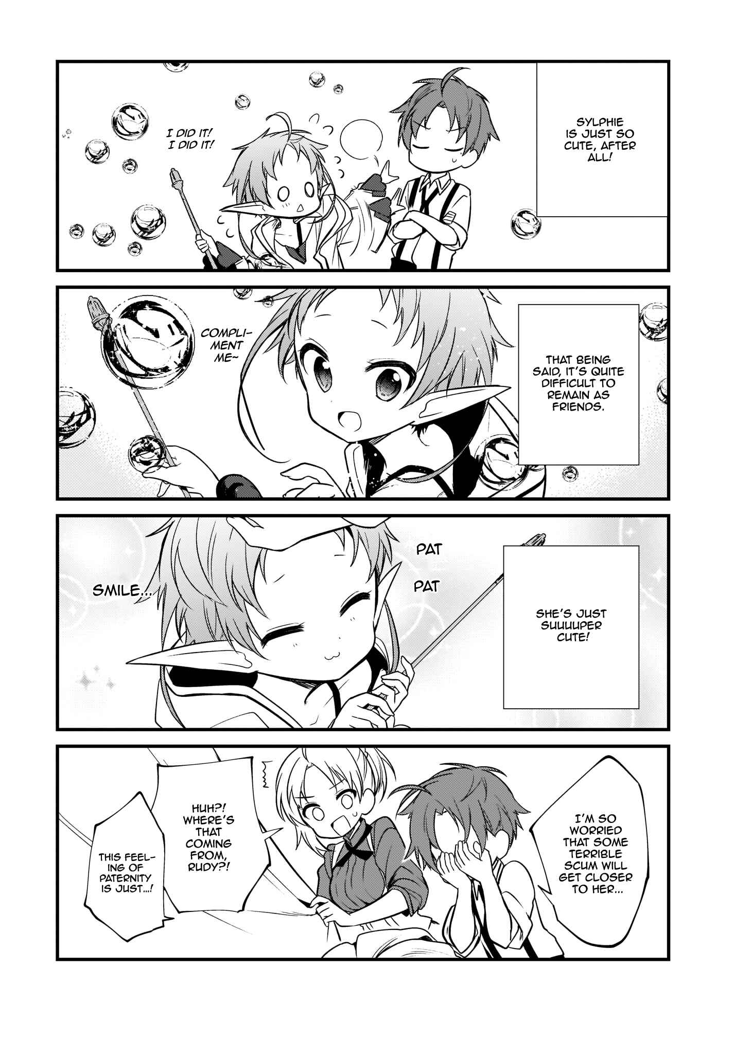 Page 8 Chapter 4 Mushoku Tensei ~4-koma ni Natte mo Honki Dasu~