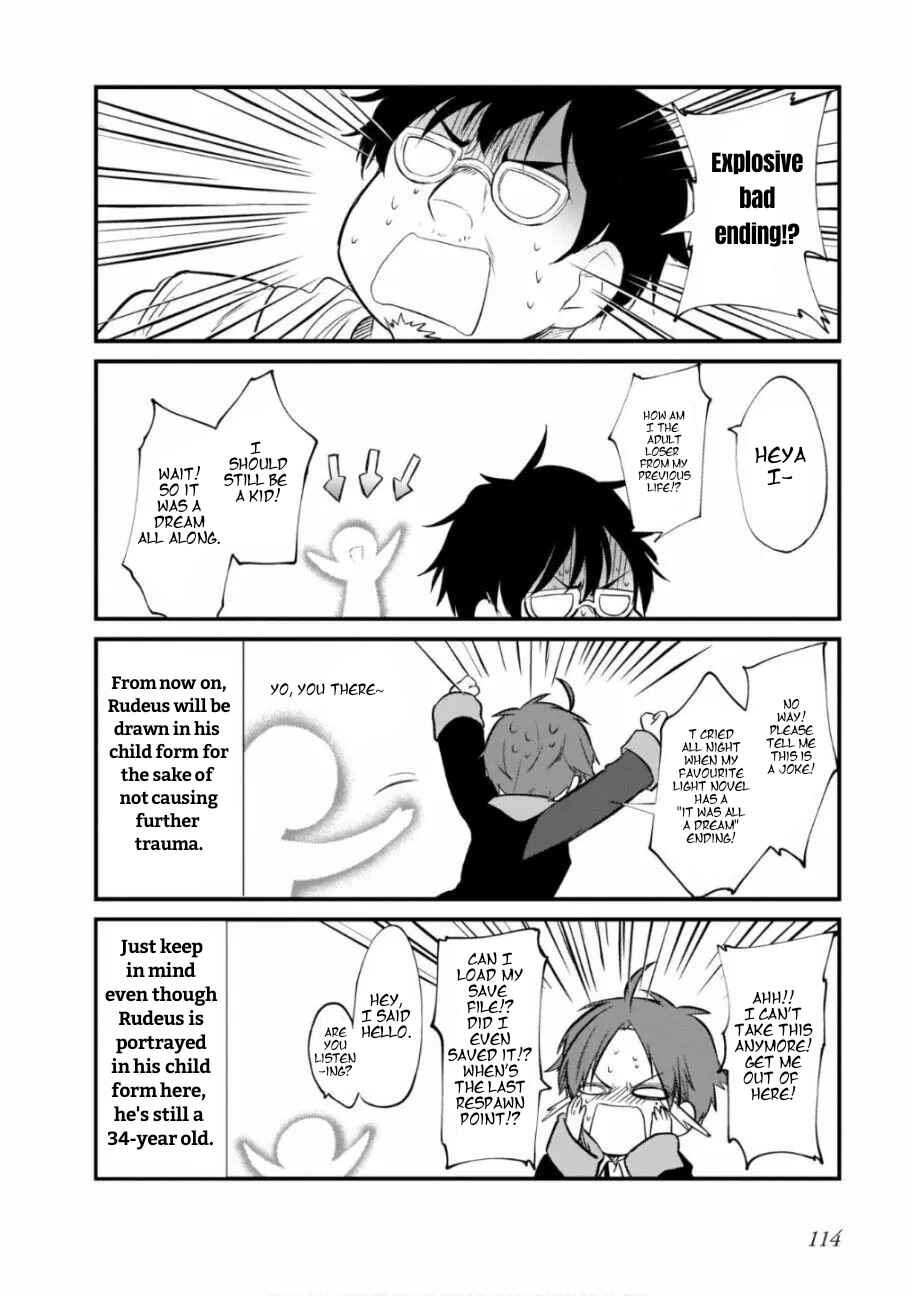 Page 4 Chapter 14 Mushoku Tensei ~4-koma ni Natte mo Honki Dasu~