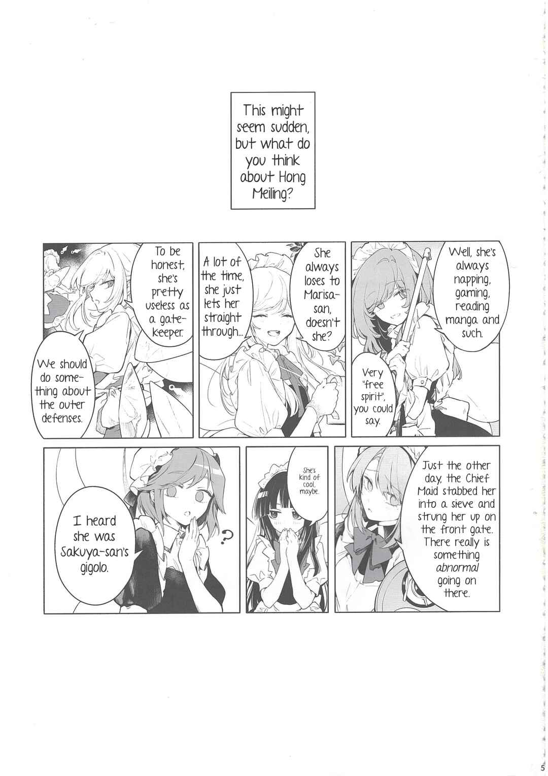 Page 4 Chapter Unknown_ffd1 Touhou Project - Sake to Onna to Kyuujigoku Onsen (Doujinshi)