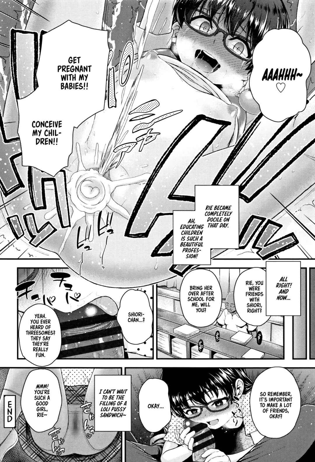 Page 22 Chapter 3 Mesugaki dakedo Hatsuiku Ii node Semen Kyouiku Shitemita