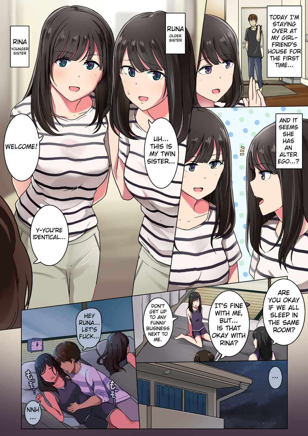 Page 1 Chapter Unknown_6c26 Futago Kanojo no Ie ni Otomarisuru Hanashi