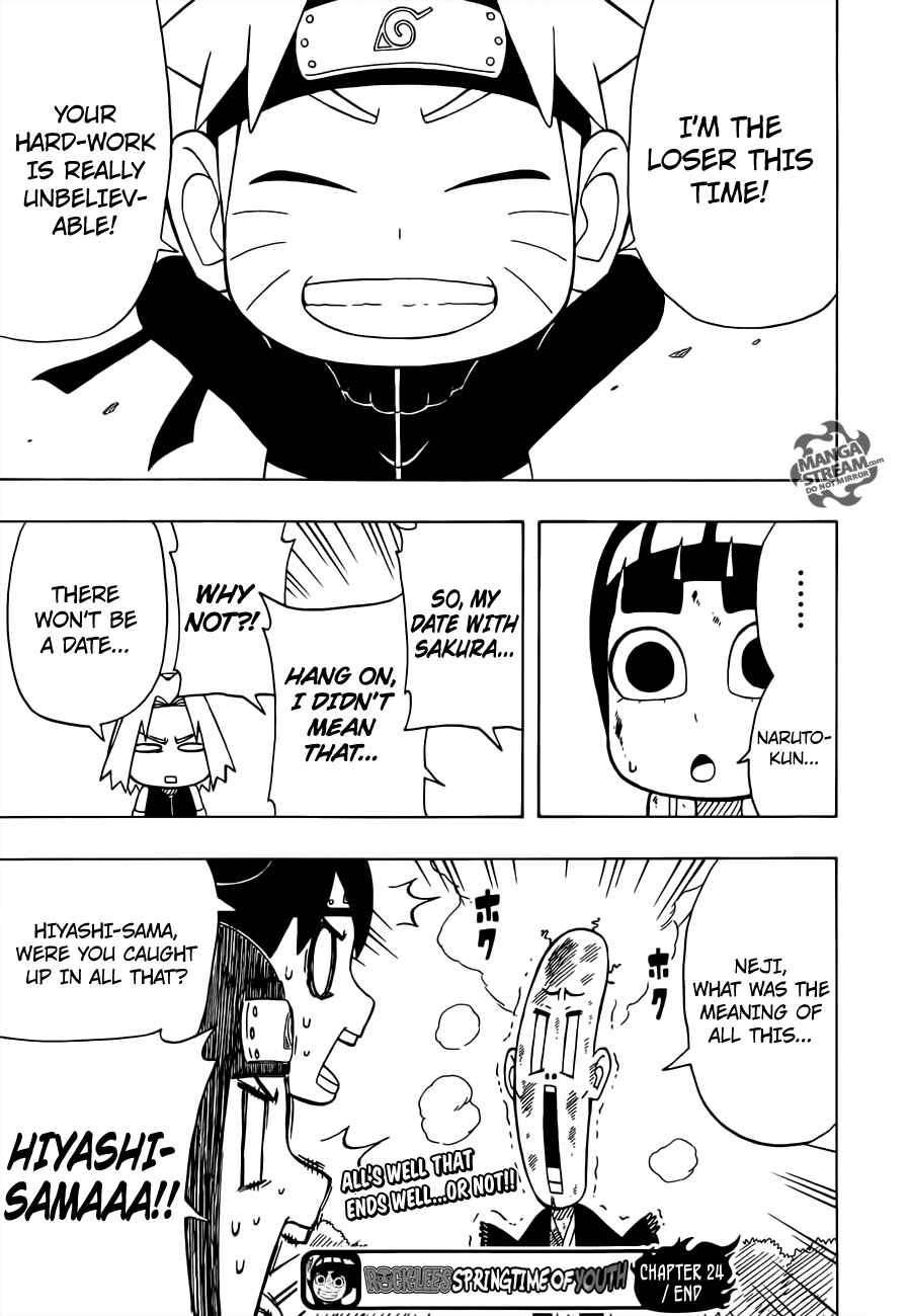 Page 27 Chapter 24 Rock Lee no Seishun Full-Power Ninden