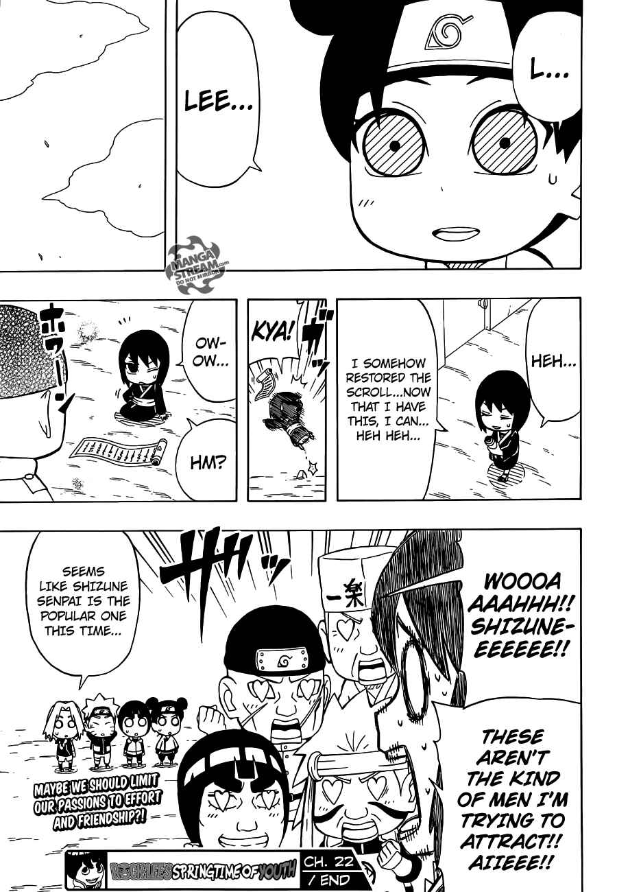 Page 31 Chapter 22 Rock Lee no Seishun Full-Power Ninden