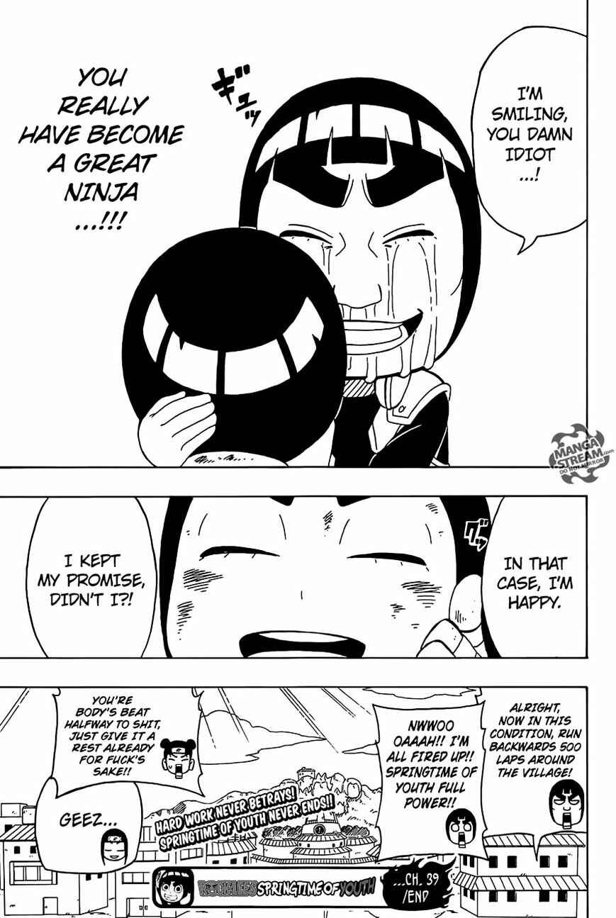 Page 36 Chapter 39 Rock Lee no Seishun Full-Power Ninden