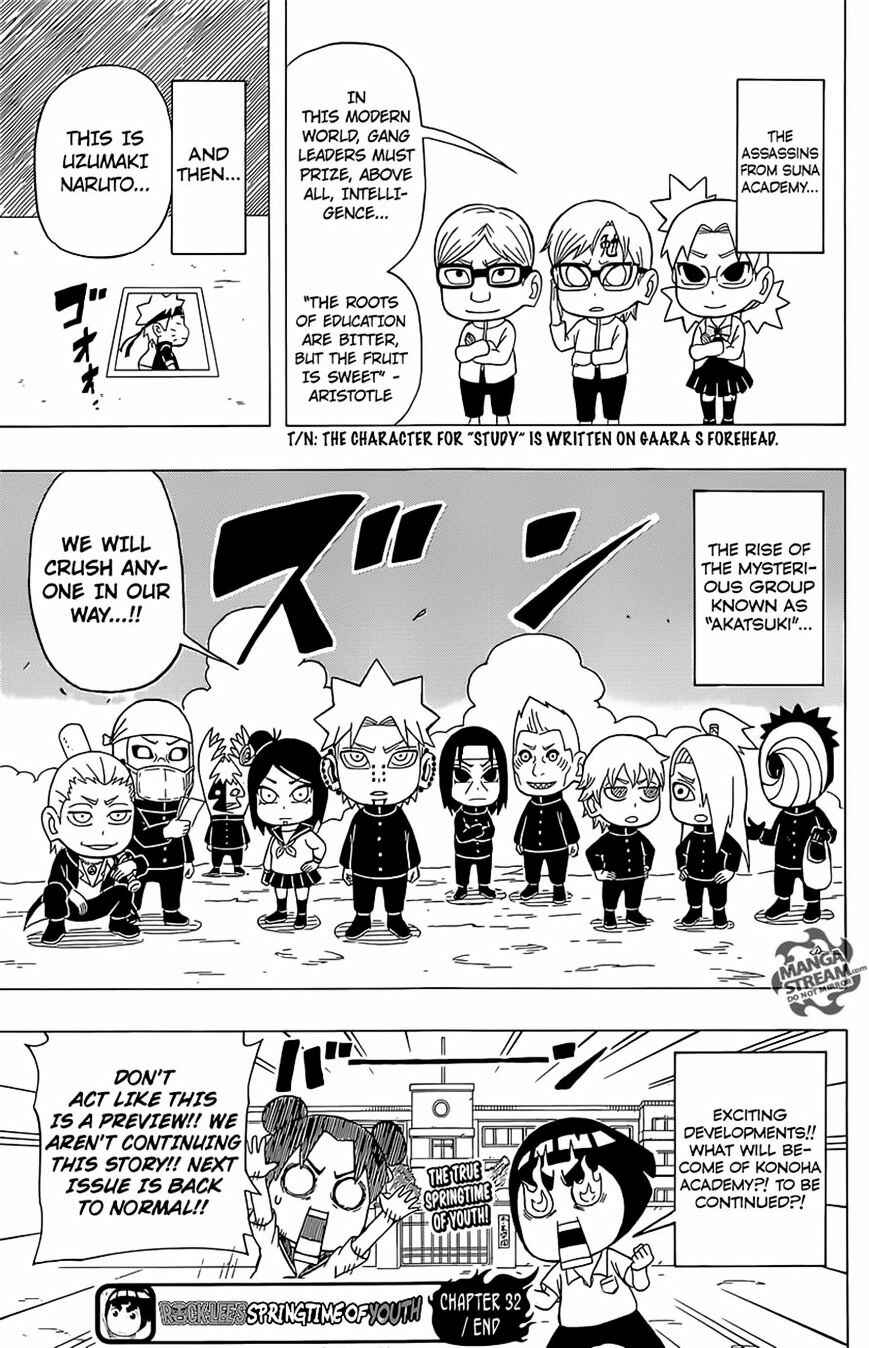 Page 28 Chapter 32 Rock Lee no Seishun Full-Power Ninden