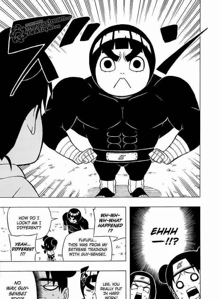 Page 14 Chapter 3 Rock Lee no Seishun Full-Power Ninden