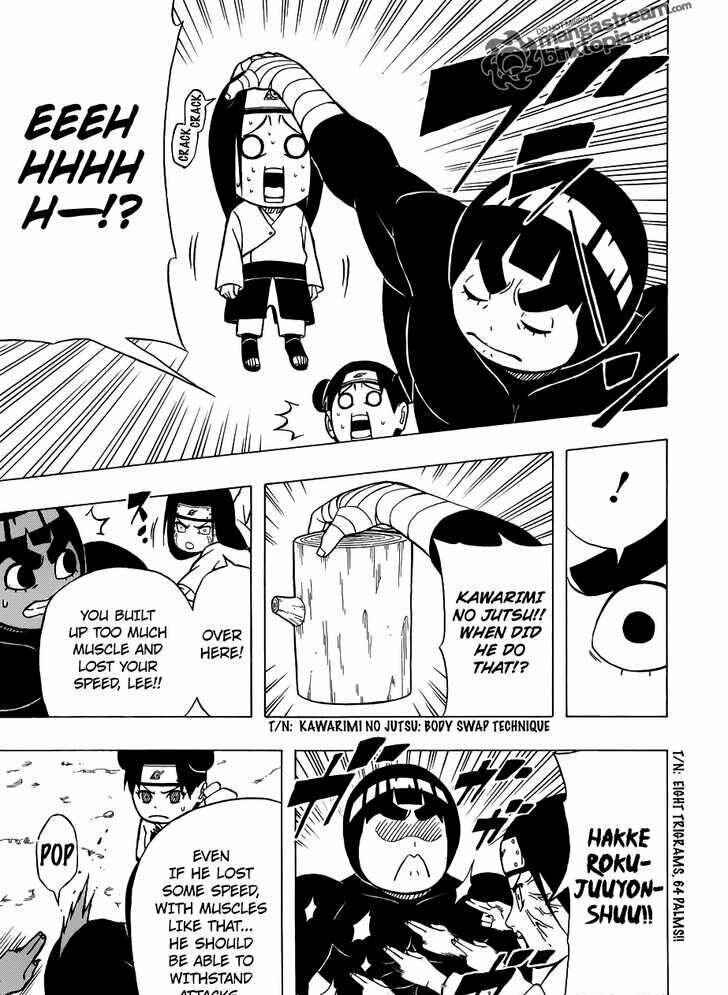 Page 16 Chapter 3 Rock Lee no Seishun Full-Power Ninden