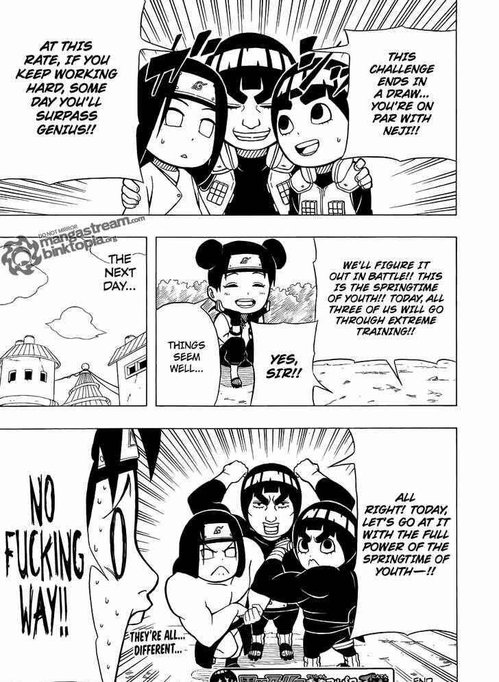 Page 22 Chapter 3 Rock Lee no Seishun Full-Power Ninden