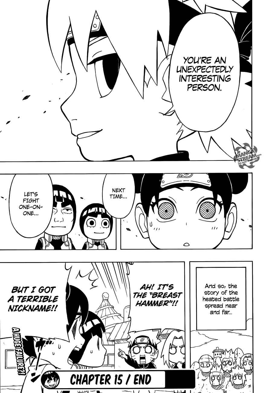 Page 30 Chapter 15 Rock Lee no Seishun Full-Power Ninden