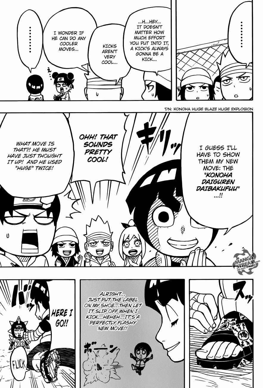 Page 9 Chapter 10.5 Rock Lee no Seishun Full-Power Ninden