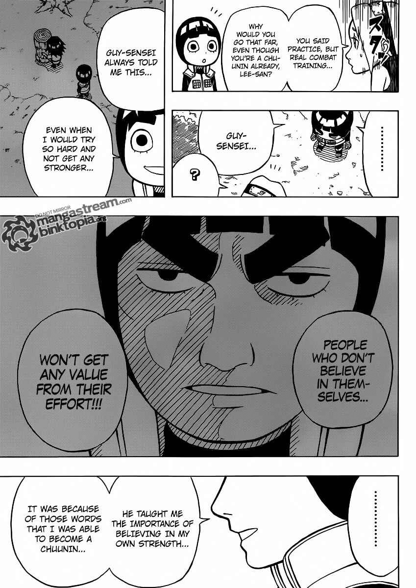 Page 10 Chapter 5.5 Rock Lee no Seishun Full-Power Ninden
