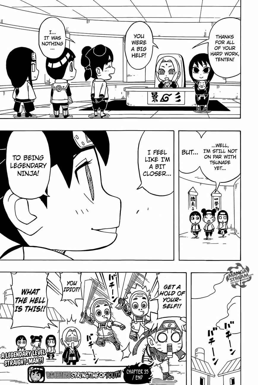 Page 23 Chapter 35 Rock Lee no Seishun Full-Power Ninden