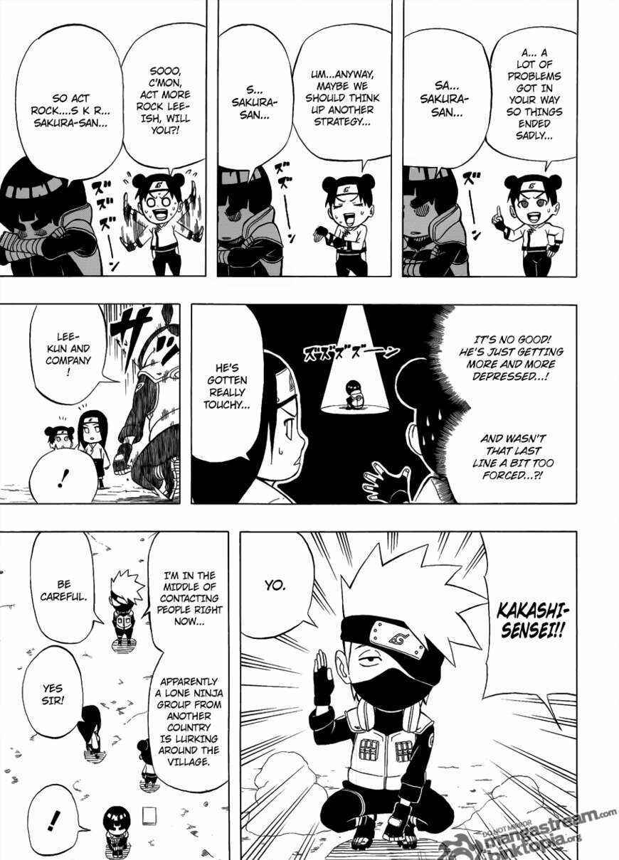 Page 11 Chapter 2 Rock Lee no Seishun Full-Power Ninden