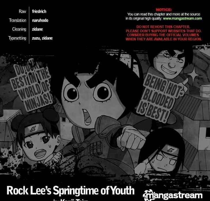 Page 2 Chapter 5 Rock Lee no Seishun Full-Power Ninden