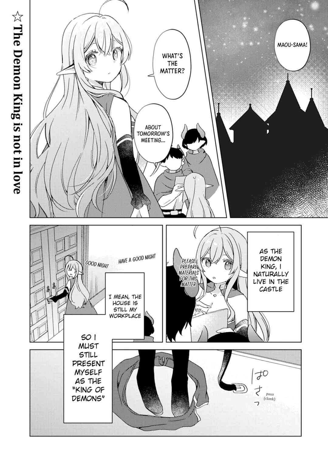 Page 3 Chapter 3 Hara Peko Maou to Horyo Yuusha! ~Maou ga Ore no Heya ni Meshi wo Gui ni Kurundaga~