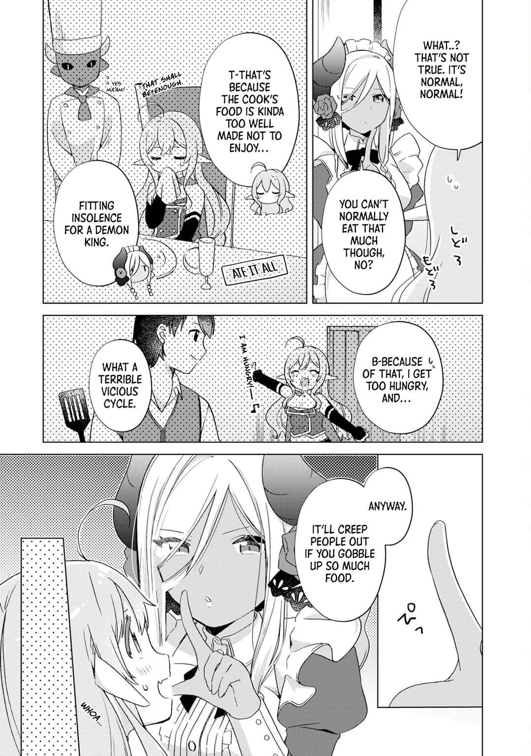 Page 10 Chapter 5 Hara Peko Maou to Horyo Yuusha! ~Maou ga Ore no Heya ni Meshi wo Gui ni Kurundaga~