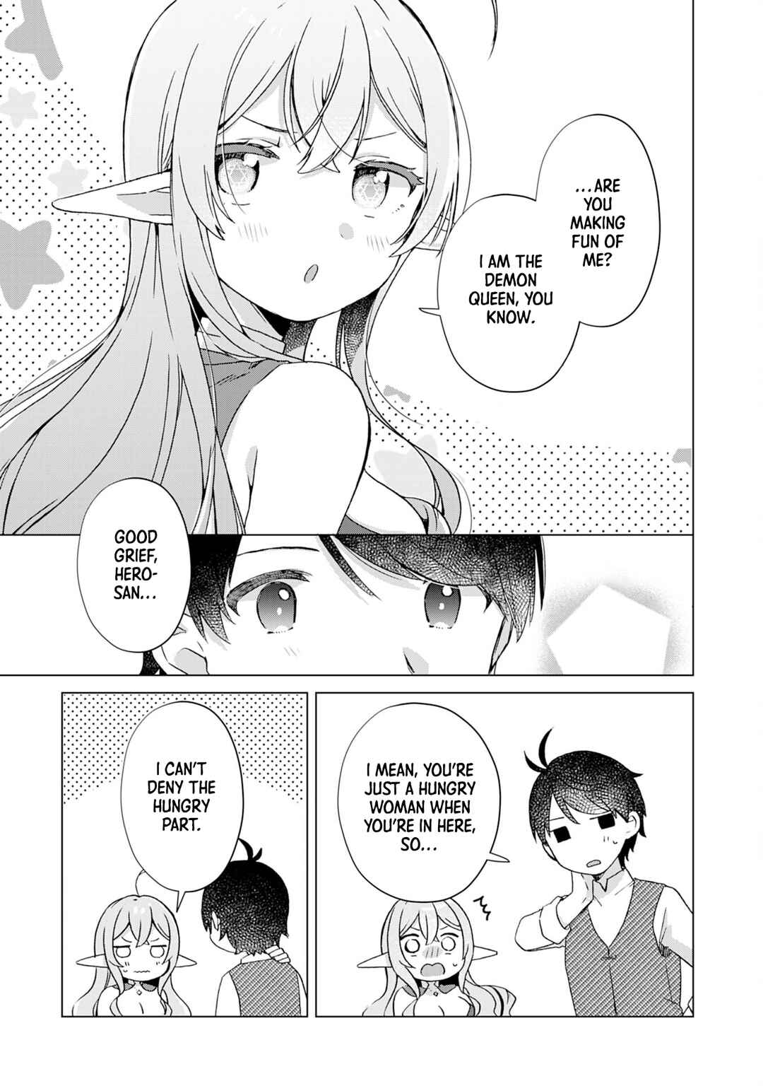 Page 8 Chapter 4 Hara Peko Maou to Horyo Yuusha! ~Maou ga Ore no Heya ni Meshi wo Gui ni Kurundaga~