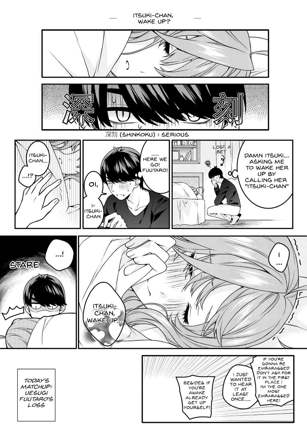 Page 1 Chapter 7 5Toubun no Hanayome -  Sanamas Itsuki Doujins (Doujinshi)