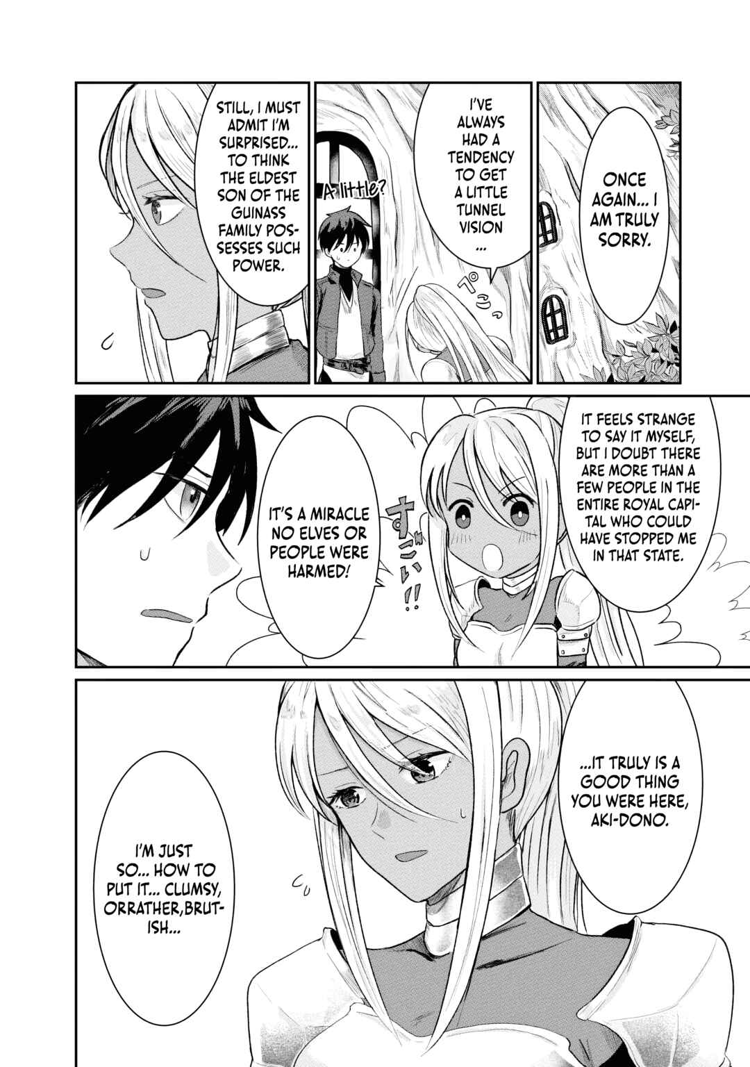 Page 6 Chapter 6 Sono Hen no Kusa demo Kuttoke to Tsuihou Sareta Munou Skill [Shokubutsugui] Mochi Tenseisha, Elf no Sato de Maboroshi no Shokubutsu wo Tabete Musou Suru