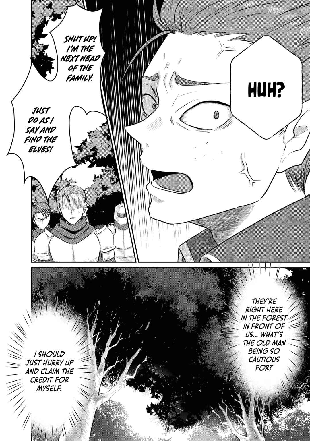 Page 4 Chapter 8 Sono Hen no Kusa demo Kuttoke to Tsuihou Sareta Munou Skill [Shokubutsugui] Mochi Tenseisha, Elf no Sato de Maboroshi no Shokubutsu wo Tabete Musou Suru