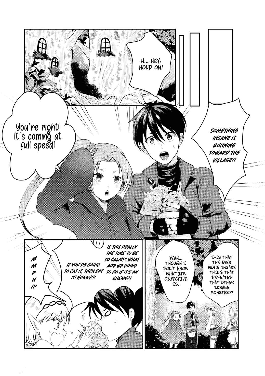 Page 8 Chapter 5 Sono Hen no Kusa demo Kuttoke to Tsuihou Sareta Munou Skill [Shokubutsugui] Mochi Tenseisha, Elf no Sato de Maboroshi no Shokubutsu wo Tabete Musou Suru