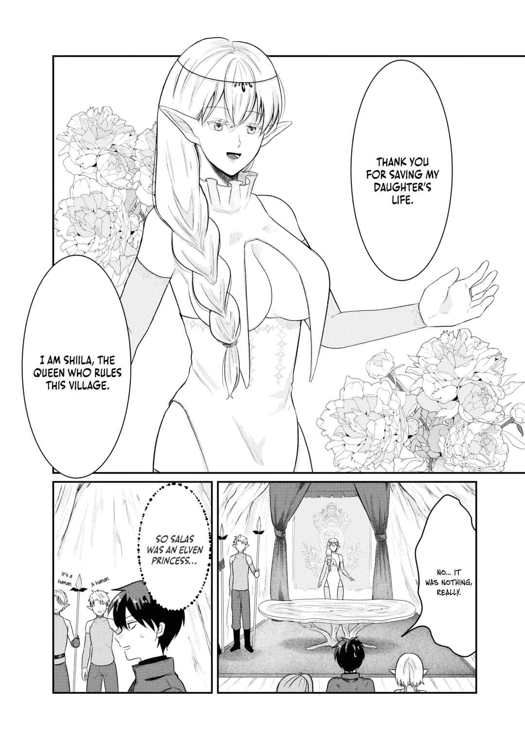 Page 19 Chapter 2 Sono Hen no Kusa demo Kuttoke to Tsuihou Sareta Munou Skill [Shokubutsugui] Mochi Tenseisha, Elf no Sato de Maboroshi no Shokubutsu wo Tabete Musou Suru