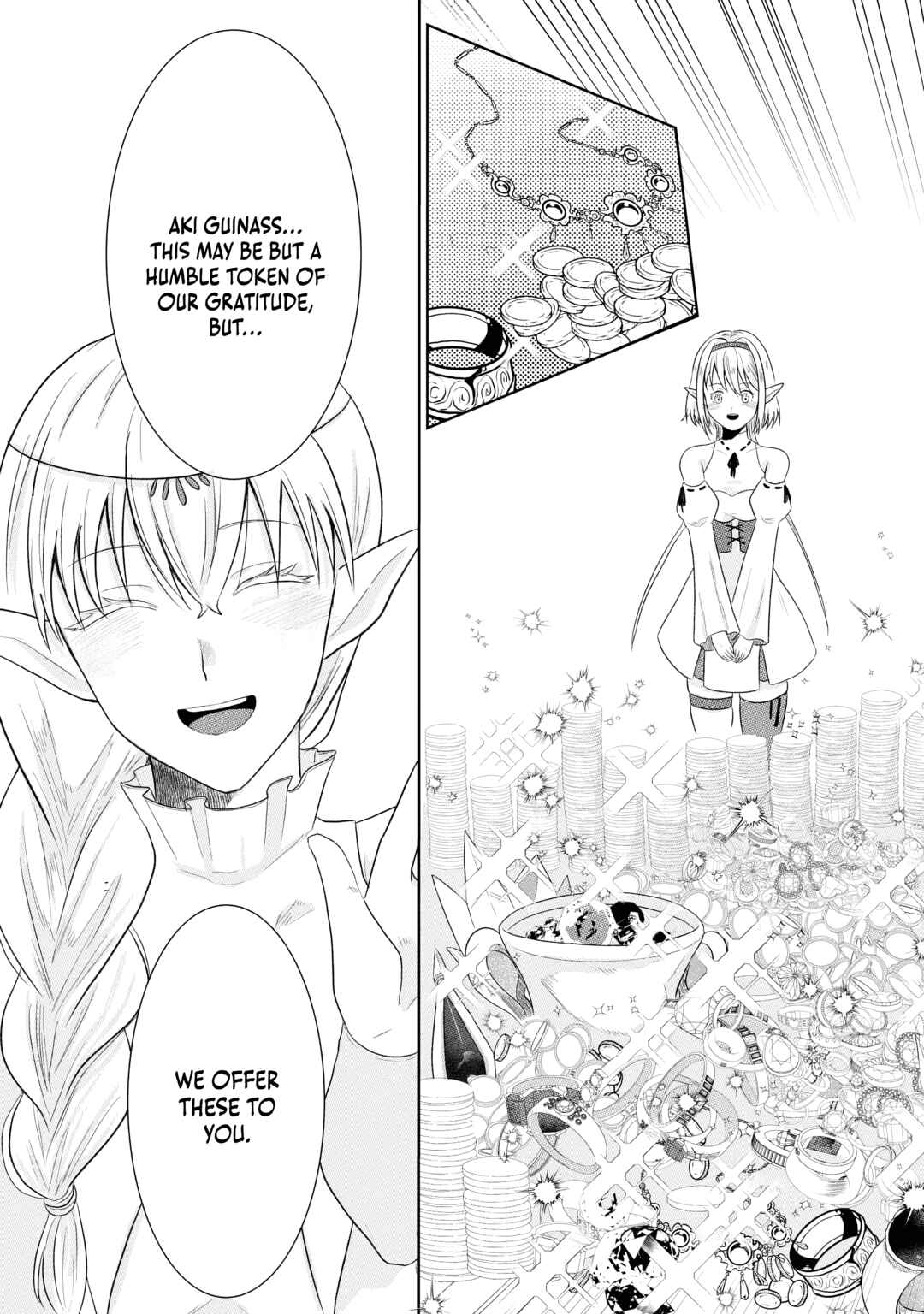 Page 24 Chapter 2 Sono Hen no Kusa demo Kuttoke to Tsuihou Sareta Munou Skill [Shokubutsugui] Mochi Tenseisha, Elf no Sato de Maboroshi no Shokubutsu wo Tabete Musou Suru