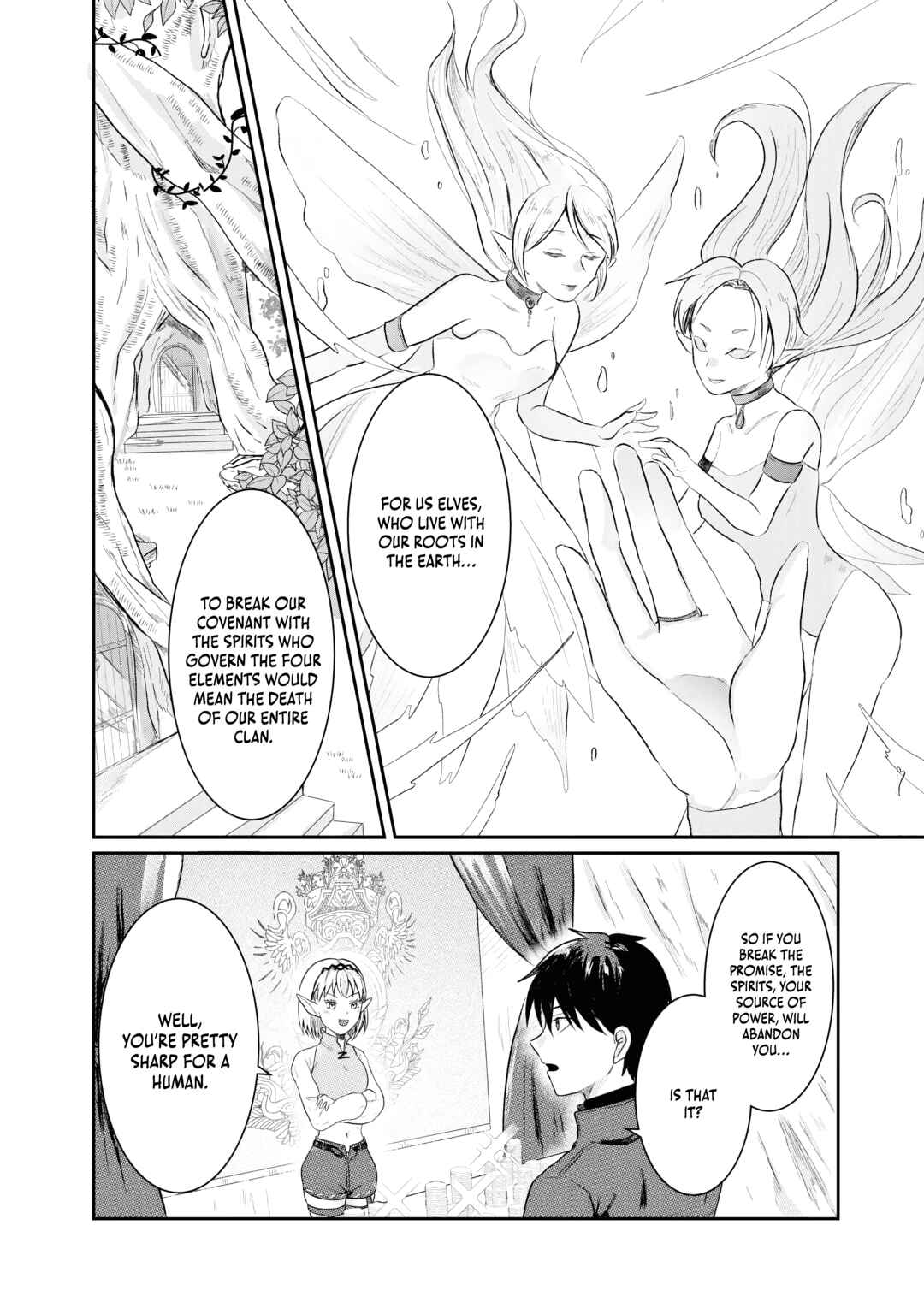 Page 27 Chapter 2 Sono Hen no Kusa demo Kuttoke to Tsuihou Sareta Munou Skill [Shokubutsugui] Mochi Tenseisha, Elf no Sato de Maboroshi no Shokubutsu wo Tabete Musou Suru