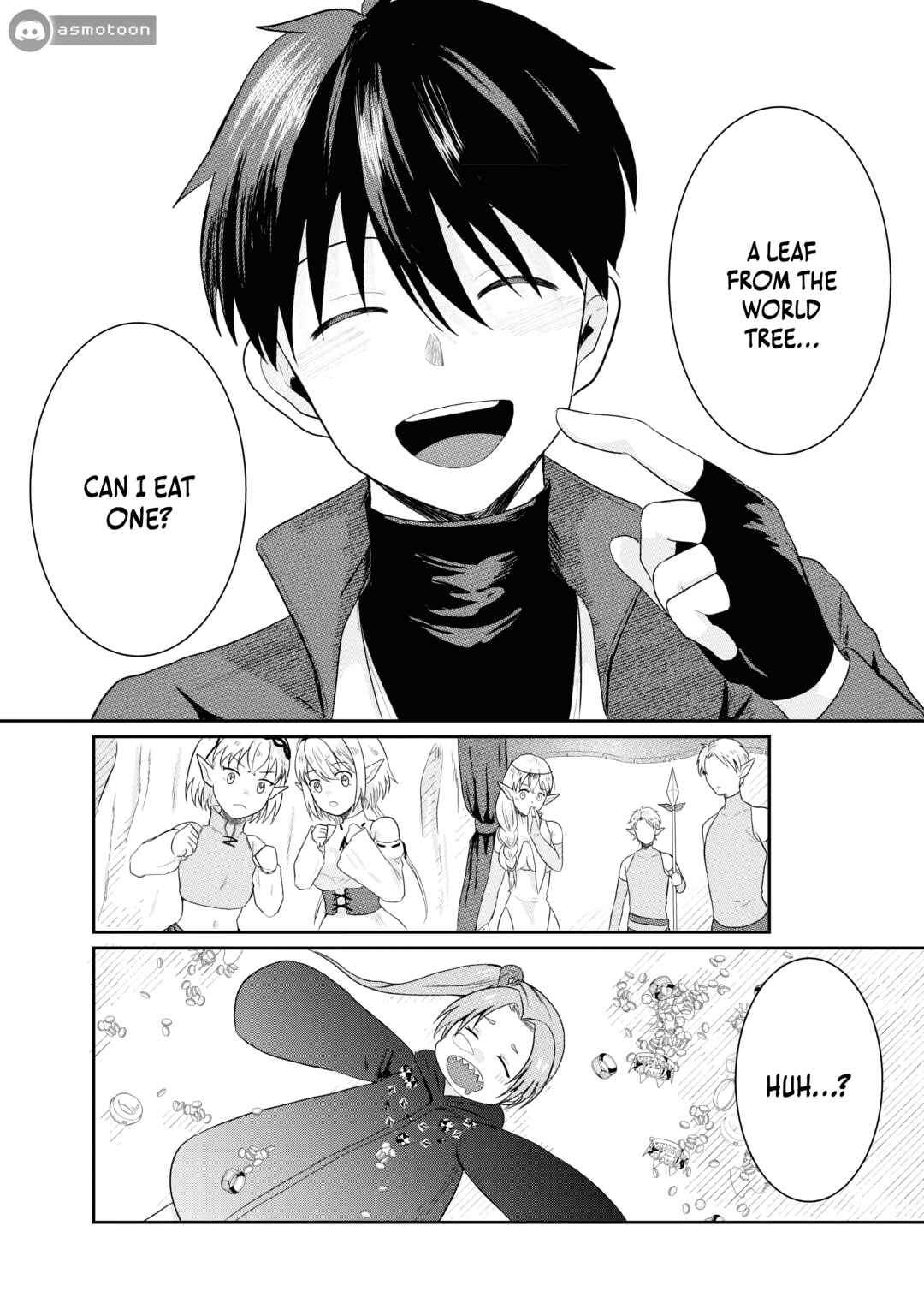Page 37 Chapter 2 Sono Hen no Kusa demo Kuttoke to Tsuihou Sareta Munou Skill [Shokubutsugui] Mochi Tenseisha, Elf no Sato de Maboroshi no Shokubutsu wo Tabete Musou Suru