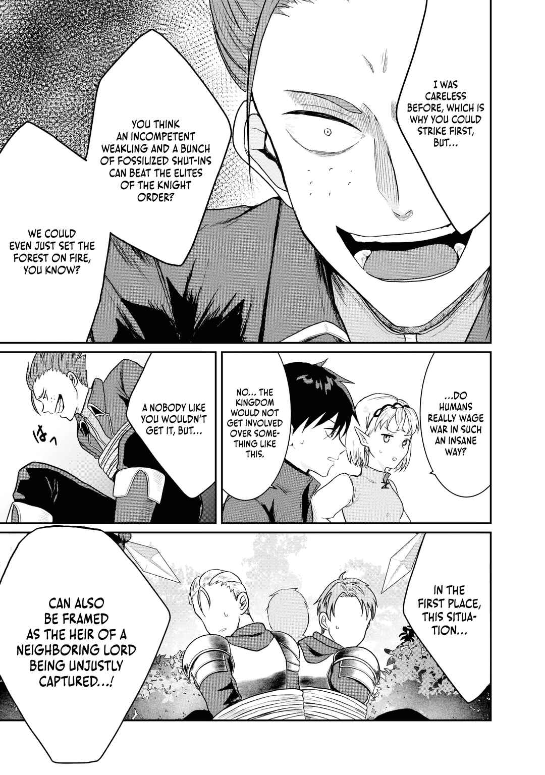Page 11 Chapter 9 Sono Hen no Kusa demo Kuttoke to Tsuihou Sareta Munou Skill [Shokubutsugui] Mochi Tenseisha, Elf no Sato de Maboroshi no Shokubutsu wo Tabete Musou Suru