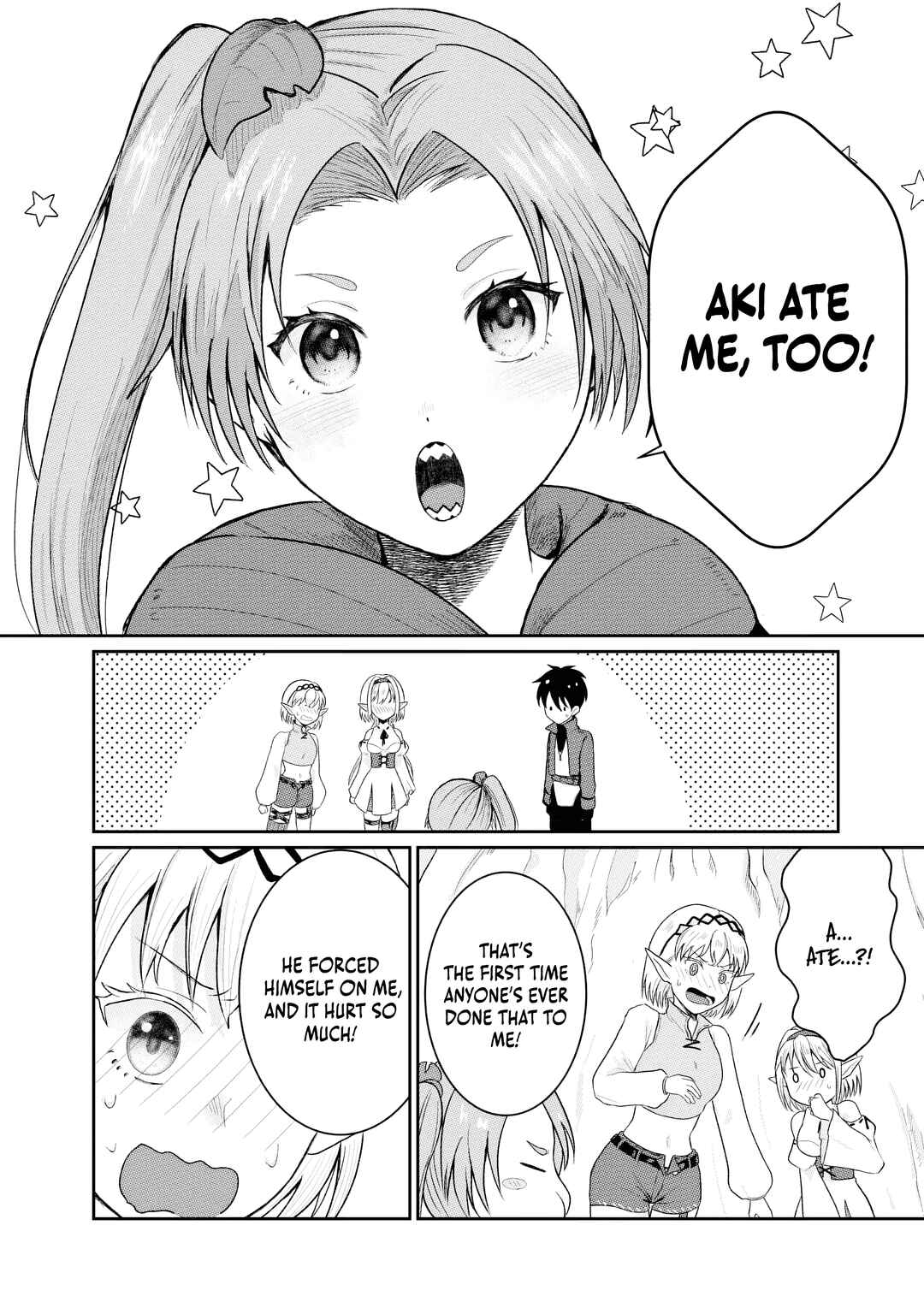 Page 13 Chapter 3 Sono Hen no Kusa demo Kuttoke to Tsuihou Sareta Munou Skill [Shokubutsugui] Mochi Tenseisha, Elf no Sato de Maboroshi no Shokubutsu wo Tabete Musou Suru