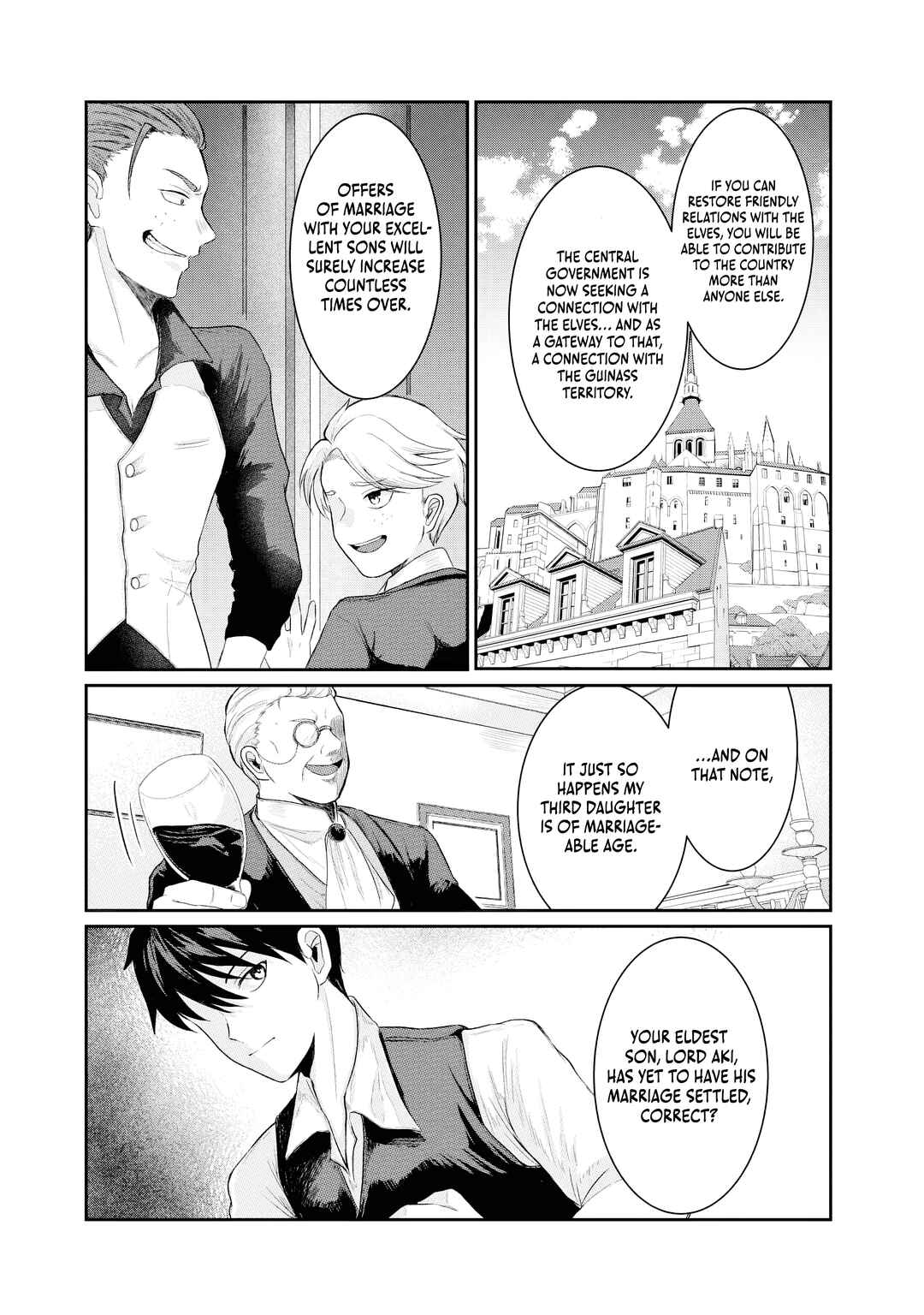 Page 8 Chapter 3 Sono Hen no Kusa demo Kuttoke to Tsuihou Sareta Munou Skill [Shokubutsugui] Mochi Tenseisha, Elf no Sato de Maboroshi no Shokubutsu wo Tabete Musou Suru
