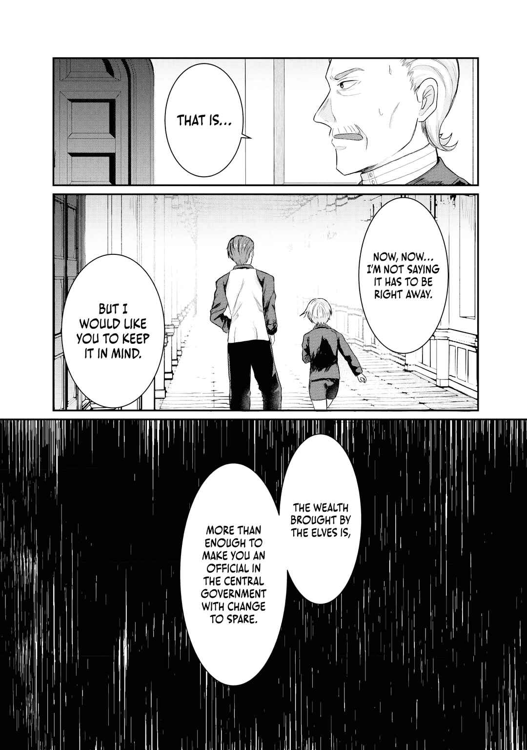 Page 9 Chapter 3 Sono Hen no Kusa demo Kuttoke to Tsuihou Sareta Munou Skill [Shokubutsugui] Mochi Tenseisha, Elf no Sato de Maboroshi no Shokubutsu wo Tabete Musou Suru