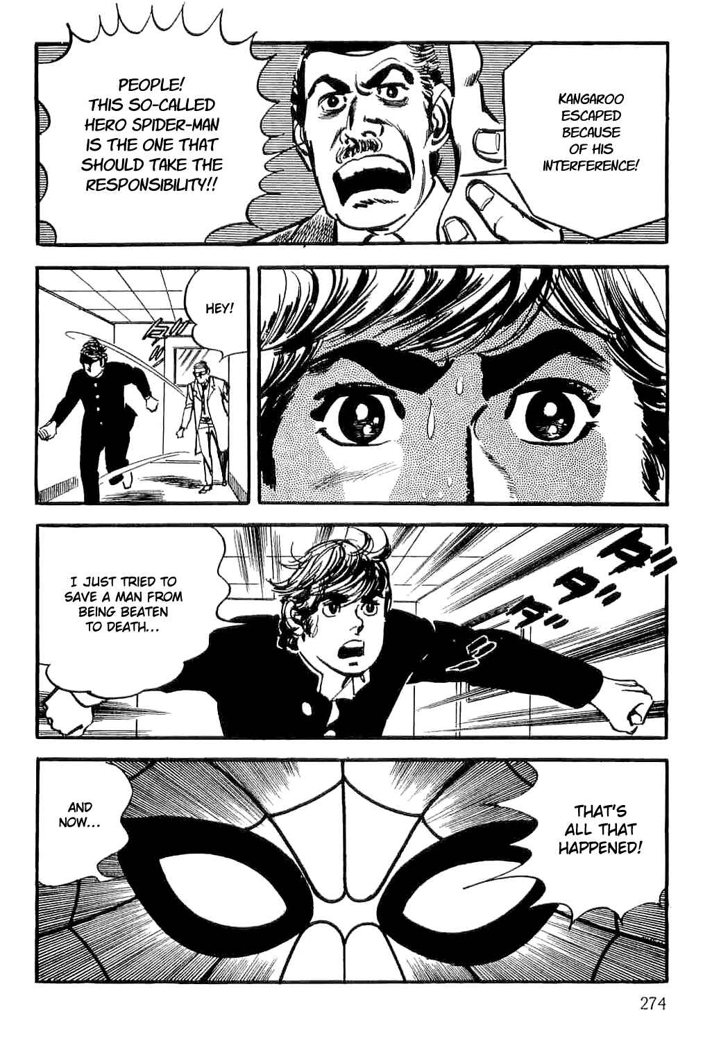 Page 61 Chapter 3 Spider-Man: The Manga