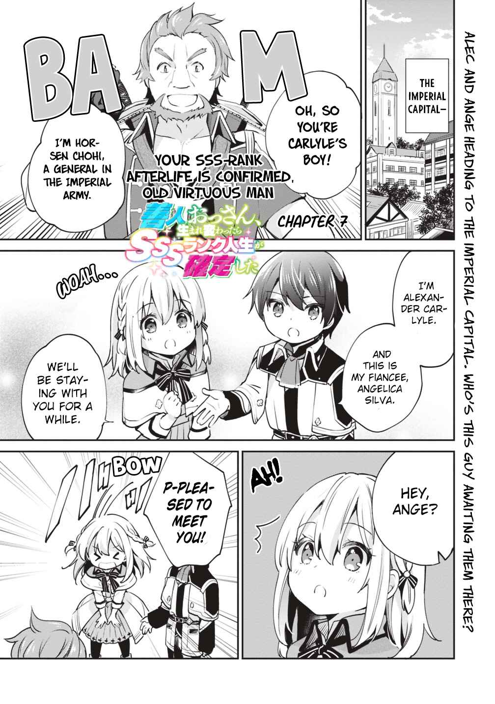 Page 1 Chapter 7 Zennin Ossan, Umarekawattara SSS Rank Jinsei ga Kakutei Shita
