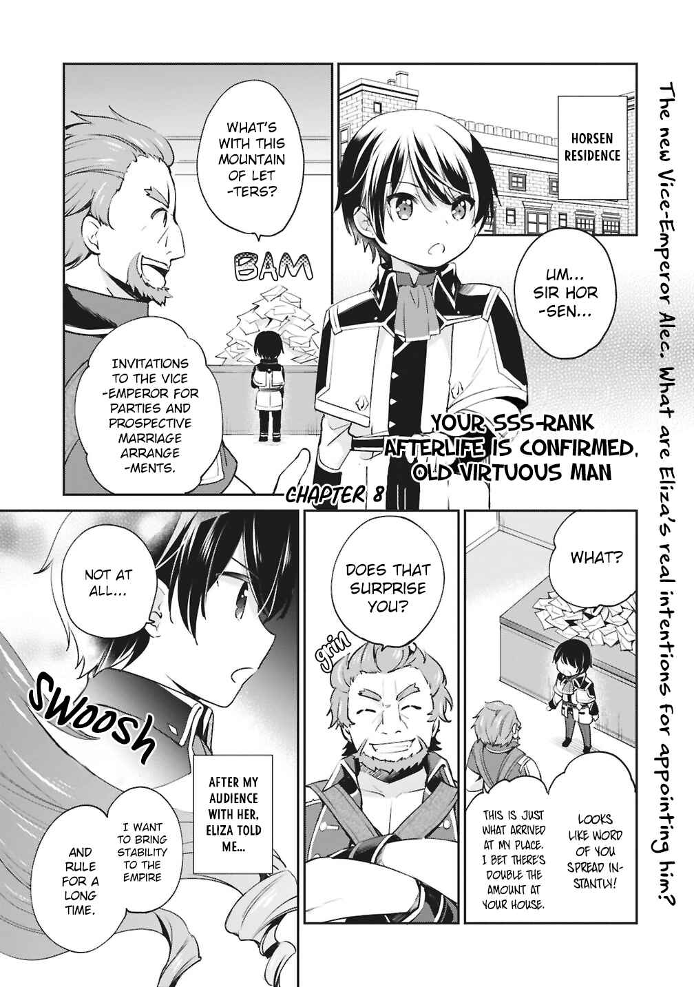 Page 1 Chapter 8 Zennin Ossan, Umarekawattara SSS Rank Jinsei ga Kakutei Shita
